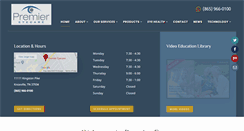 Desktop Screenshot of premier-eyecare.net
