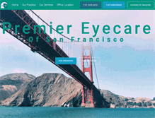Tablet Screenshot of premier-eyecare.com
